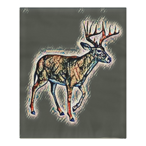 Digital Deer 3-Piece Bedding Set