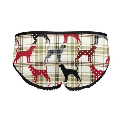 Black and Tan Coonhound Women's All Over Print Classic Briefs (Model L13)