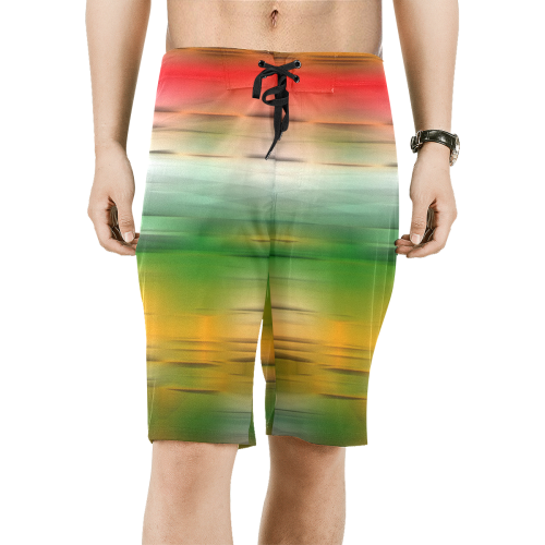 noisy gradient 3 by JamColors Men's All Over Print Board Shorts (Model L16)