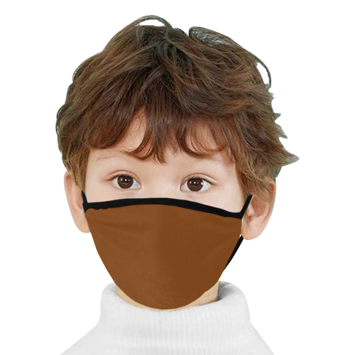 color saddle brown Mouth Mask (30 Filters Included) (Non-medical Products)