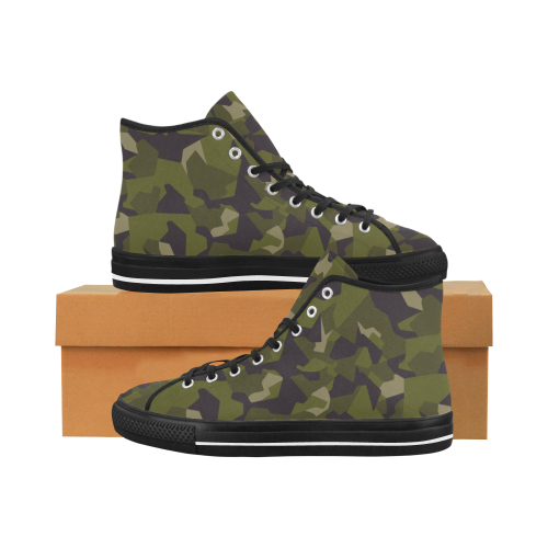 Swedish M90 woodland camouflage Vancouver H Men's Canvas Shoes (1013-1)