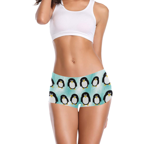 Penguins Women's All Over Print Boyshort Panties (Model L31)