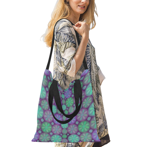 zappwaits flower 11 All Over Print Canvas Tote Bag/Medium (Model 1698)