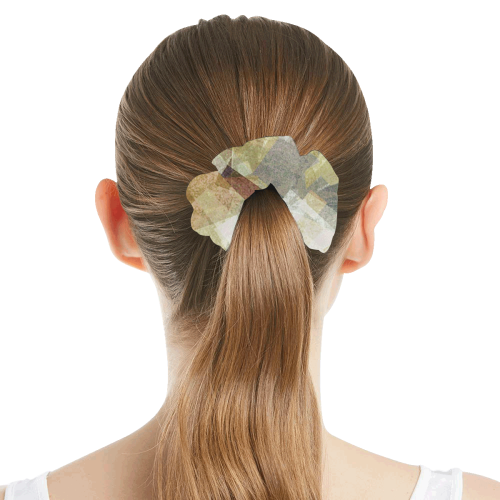 abstract squares All Over Print Hair Scrunchie