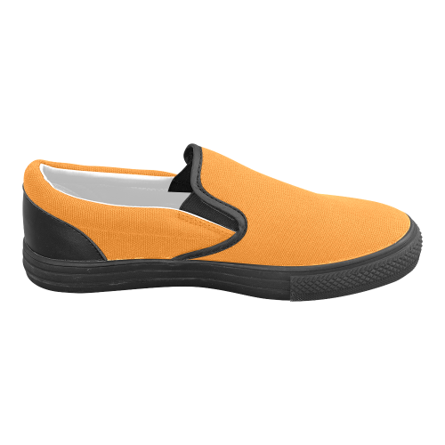 Turmeric Timbre Men's Slip-on Canvas Shoes (Model 019)