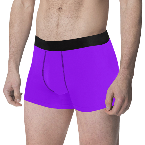 color electric violet Men's Classic Boxer Briefs (Model L34)