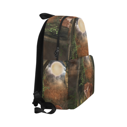Awesome wolf in the night Unisex Classic Backpack (Model 1673)