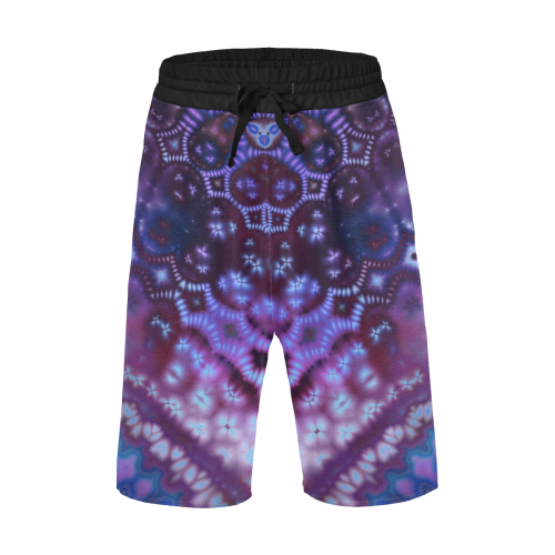 Bohemian Purple Men's All Over Print Casual Shorts (Model L23)