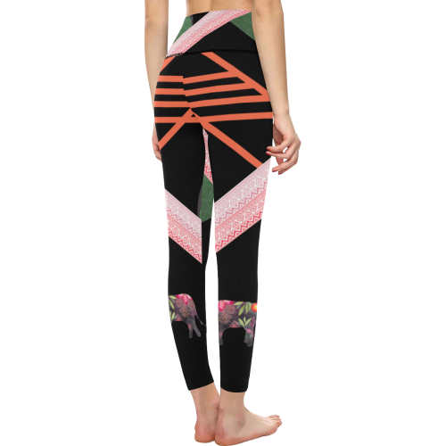 Amana by Vaatekaappi Women's All Over Print High-Waisted Leggings (Model L36)