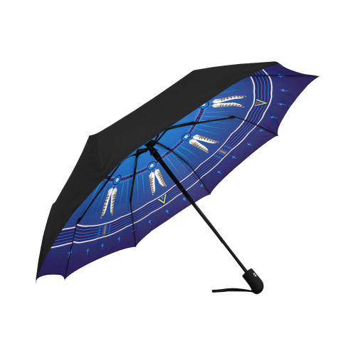 Crazy Horse Circle Anti-UV Auto-Foldable Umbrella (Underside Printing) (U06)