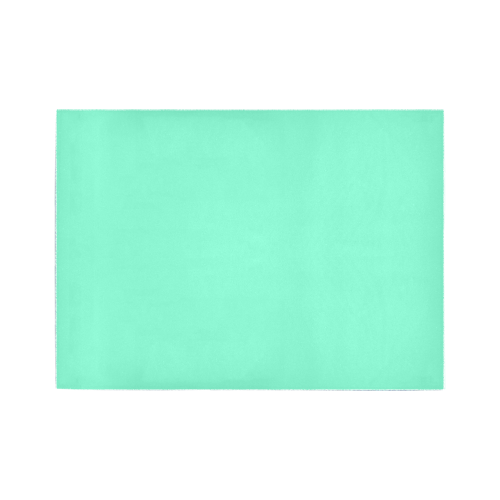 color aquamarine Area Rug7'x5'