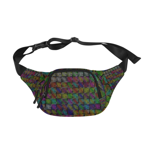 Ripped SpaceTime Stripes Collection Fanny Pack/Small (Model 1677)