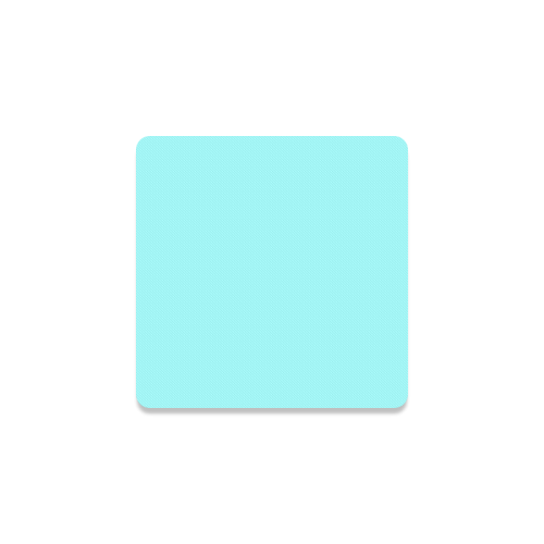 color ice blue Square Coaster