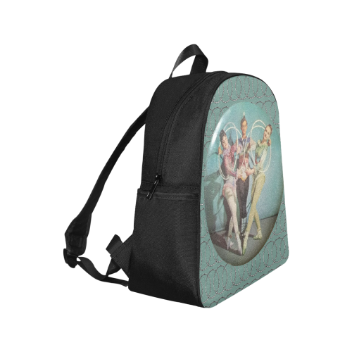 Let's Hoop Multi-Pocket Fabric Backpack (Model 1684)
