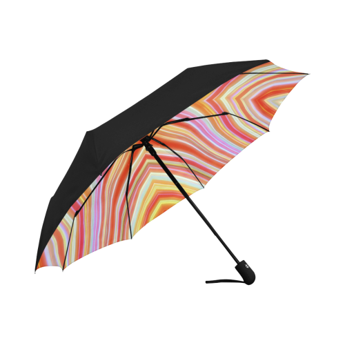 Wild Wavy X Lines 31 Anti-UV Auto-Foldable Umbrella (Underside Printing) (U06)