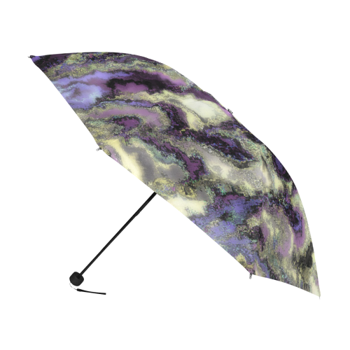 Purple marble Anti-UV Foldable Umbrella (U08)