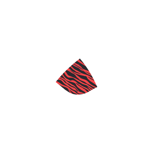 Red Zebra Stripes Red Custom Bikini Swimsuit (Model S01)