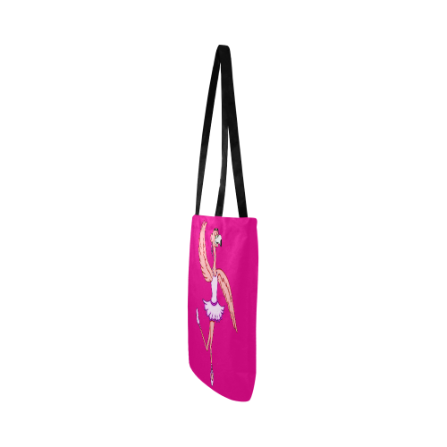 Flamingo Ballet Pink Reusable Shopping Bag Model 1660 (Two sides)
