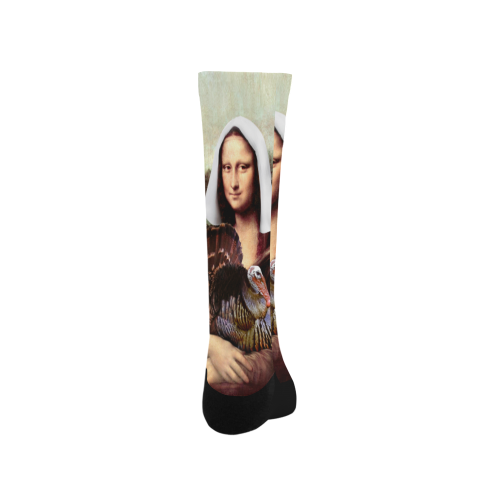 Pilgrim Mona Lisa Thanksgiving Trouser Socks