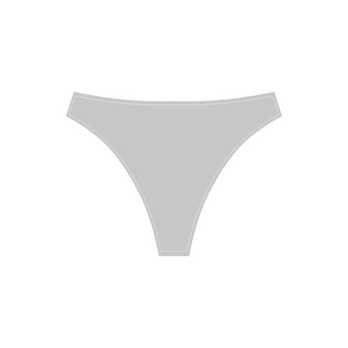 soft dove gray Sport Top & High-Waisted Bikini Swimsuit (Model S07)