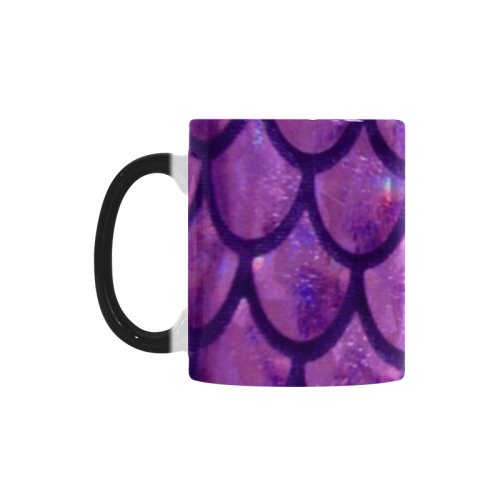 Mermaid SCALES Purple Custom Morphing Mug