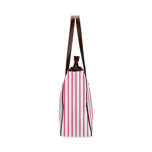 Boat Stripe Deep Pink Classic Tote Bag (Model 1644)