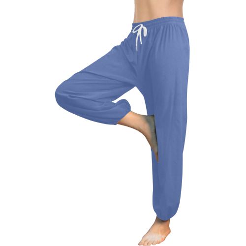 Wedgewood Blue Women's All Over Print Harem Pants (Model L18)