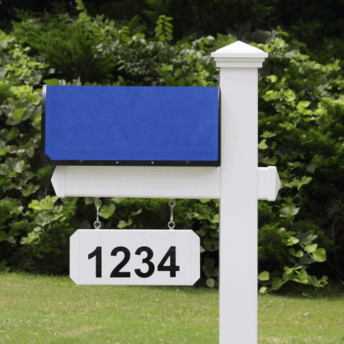 color Egyptian blue Mailbox Cover