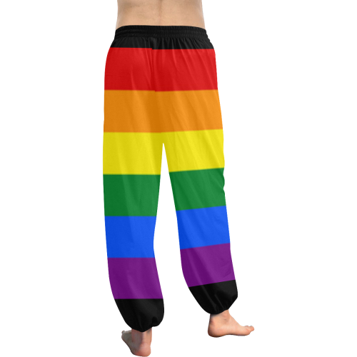 Gay Pride Rainbow Flag Stripes Women's All Over Print Harem Pants (Model L18)