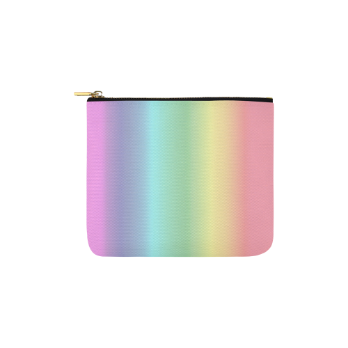 Pastel Rainbow Carry-All Pouch 6''x5''