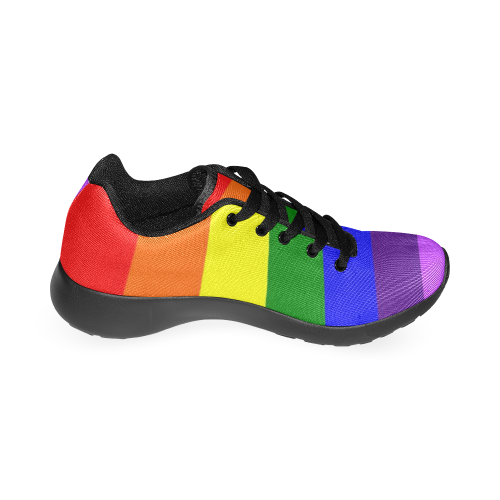 Rainbow Flag (Gay Pride - LGBTQIA+) Women’s Running Shoes (Model 020)