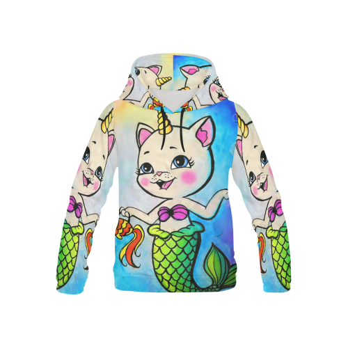 Keeley's Favorite All Over Print Hoodie for Kid (USA Size) (Model H13)