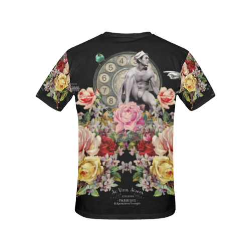 Nuit des Roses Revisted for Him All Over Print T-shirt for Women/Large Size (USA Size) (Model T40)