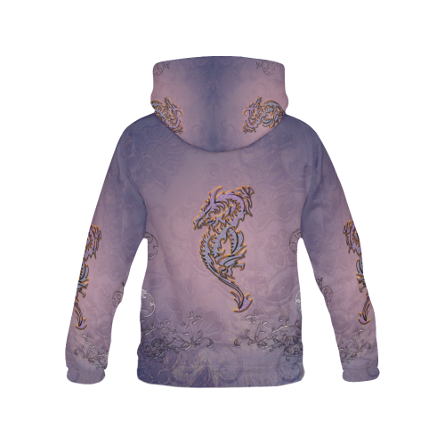 Awesome chinese dragon All Over Print Hoodie for Men/Large Size (USA Size) (Model H13)