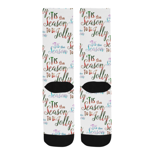 Christmas 'Tis The Season Pattern Trouser Socks (For Men)