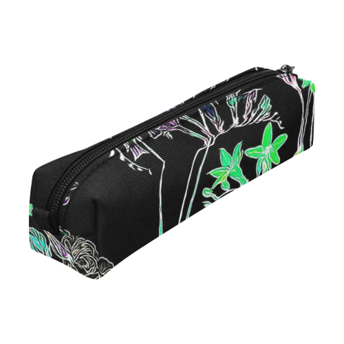 Flowers and Birds C by JamColors Pencil Pouch/Small (Model 1681)