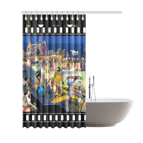 Welcome to Brighton Shower Curtain 72"x84"