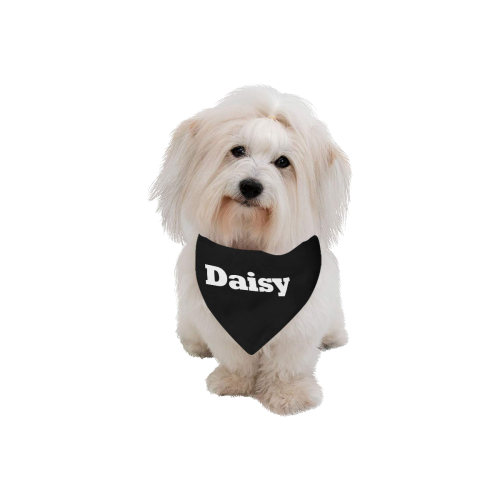 Daisy Pattern by K.Merske Pet Dog Bandana/Large Size