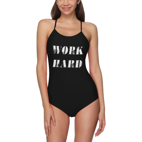 work hard Strap Swimsuit ( Model S05)
