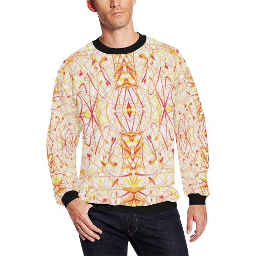 la serenissima All Over Print Crewneck Sweatshirt for Men (Model H18)