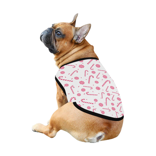 Candy CANE - WHITE All Over Print Pet Tank Top
