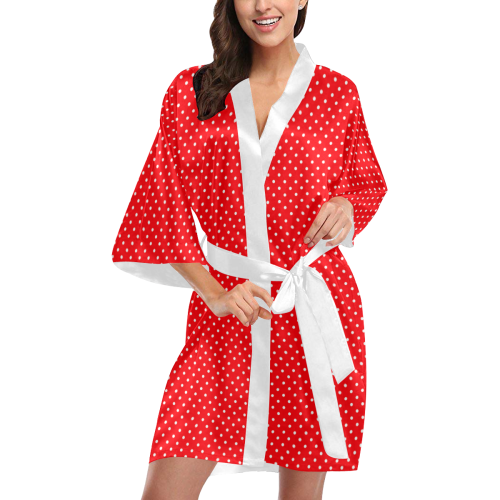polkadots20160646 Kimono Robe