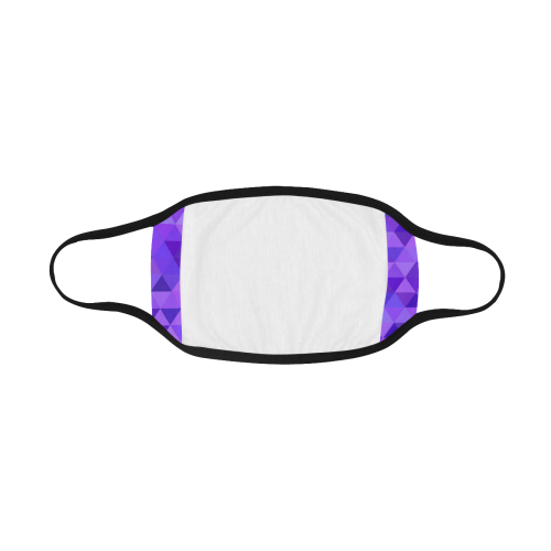 Purple Triangles Mouth Mask