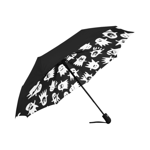 Halloween Ghosts Anti-UV Auto-Foldable Umbrella (Underside Printing) (U06)