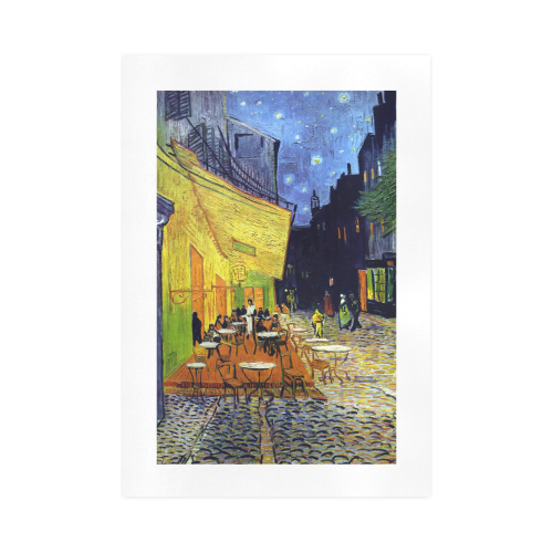 Vincent Willem van Gogh - Cafe Terrace at Night Art Print 16‘’x23‘’