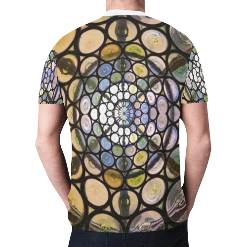 cercles New All Over Print T-shirt for Men/Large Size (Model T45)