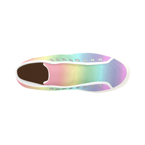 Pastel Rainbow Vancouver H Men's Canvas Shoes/Large (1013-1)