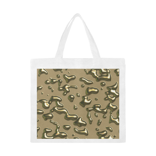 gold drops Canvas Tote Bag/Large (Model 1702)