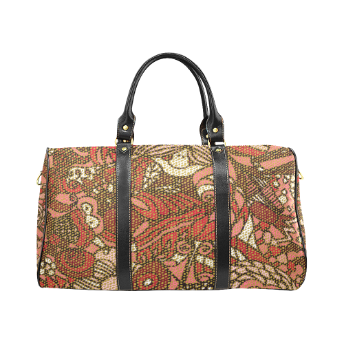 ethno african textured art New Waterproof Travel Bag/Large (Model 1639)