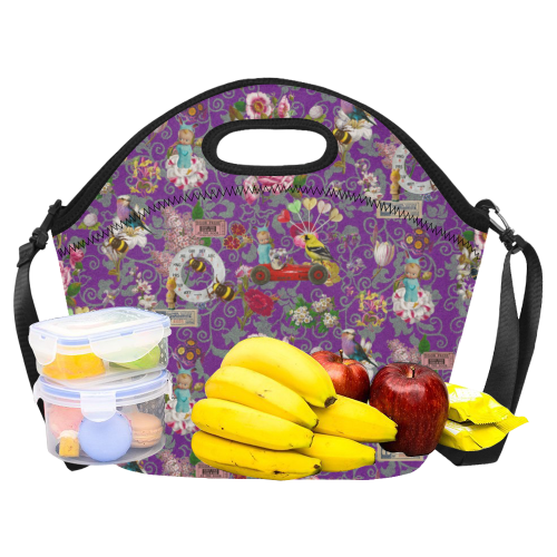 Spring Bank Holiday Neoprene Lunch Bag/Large (Model 1669)